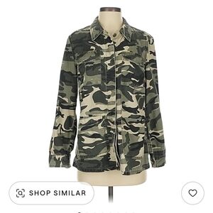 Camouflage Military Jacket Large